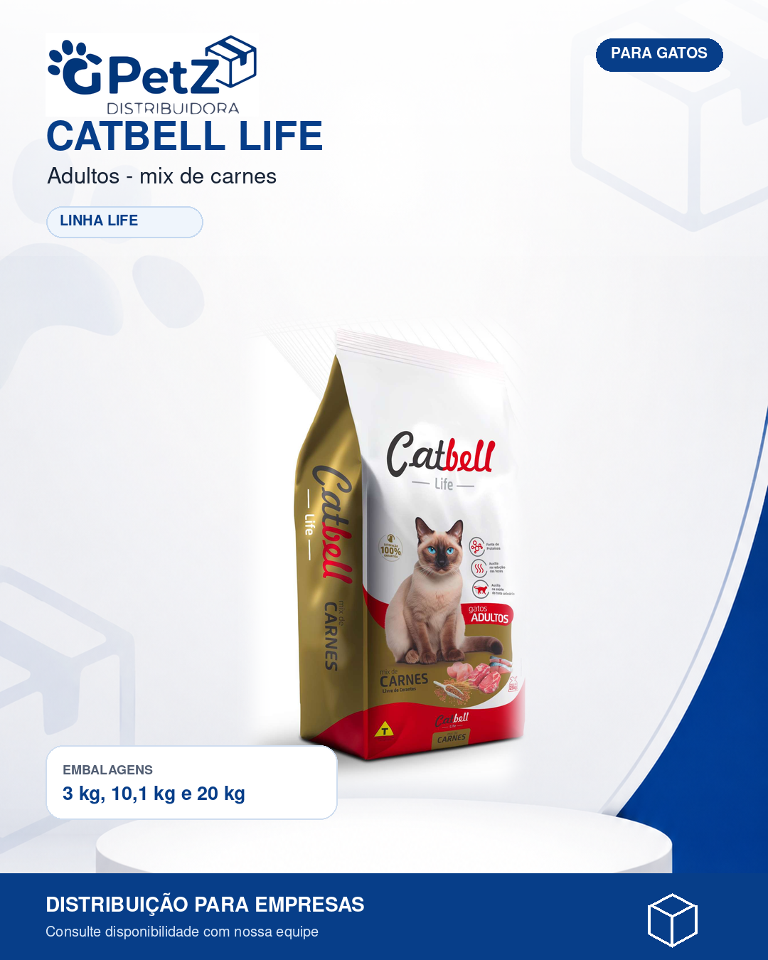 Catbell Life — Adultos • mix de carnes