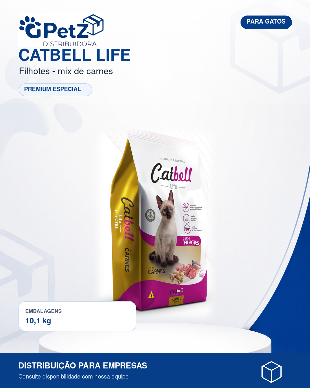 Catbell Life — Filhotes • mix de carnes