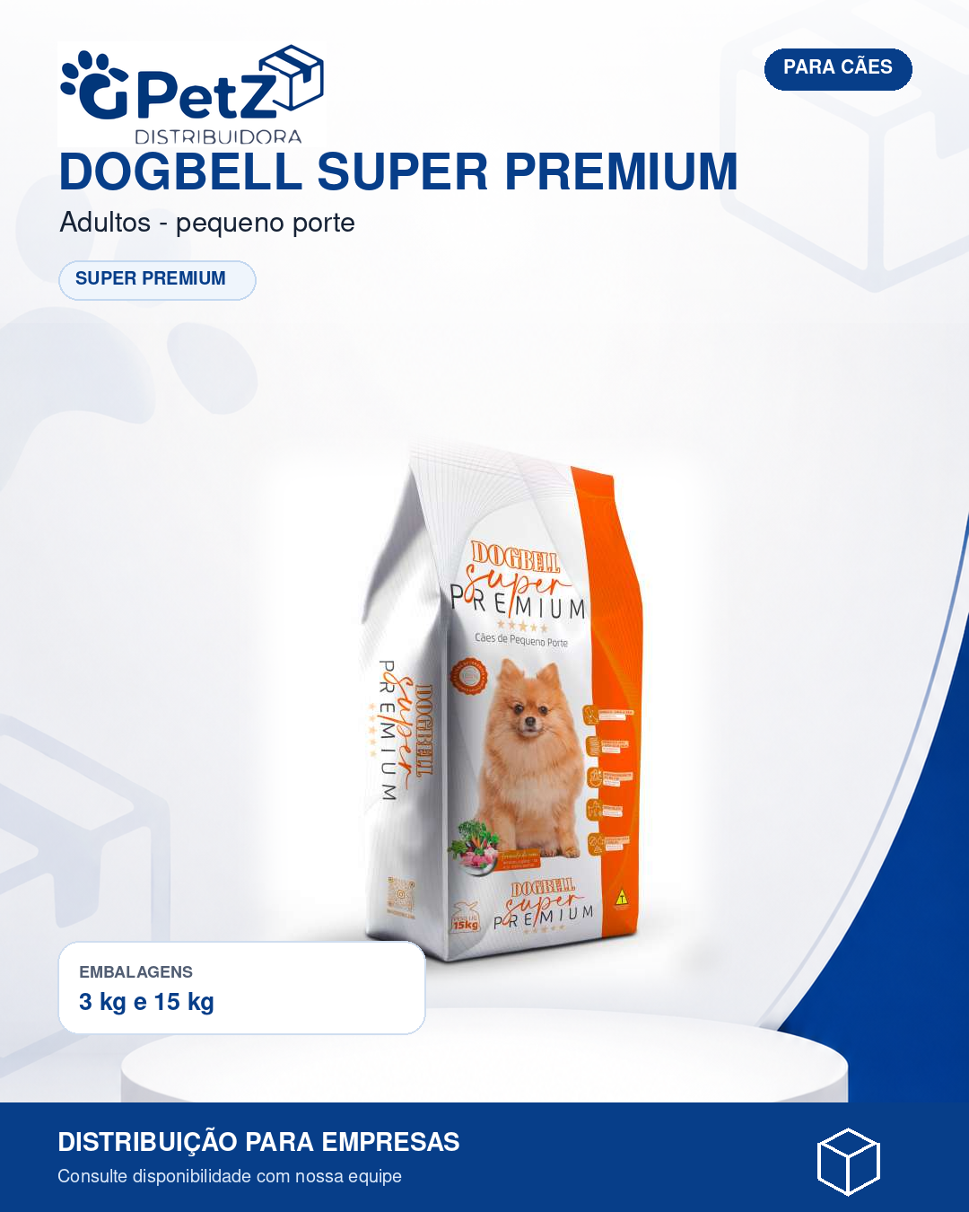 Dogbell Super Premium — Adultos • pequeno porte
