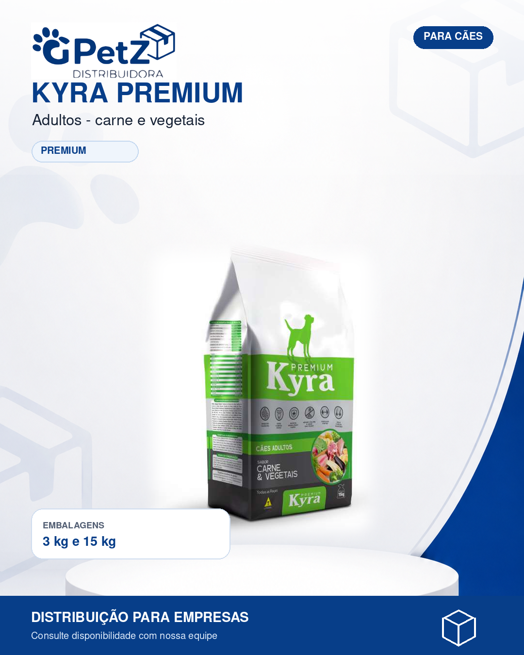 Kyra Premium — Adultos • carne e vegetais