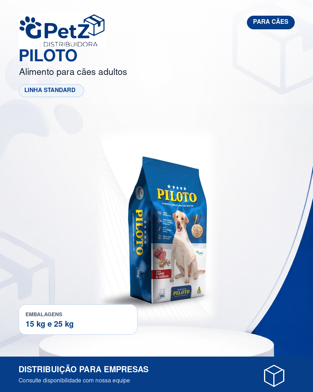 Piloto — Alimento para cães adultos